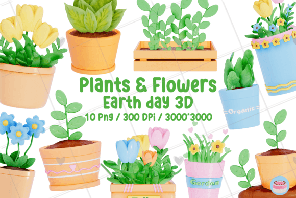 Celebrate Earth Day with Beautiful Plant & Flower Designs