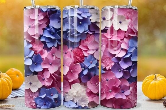 Hydrangea Design: Skinny Tumbler Wrap