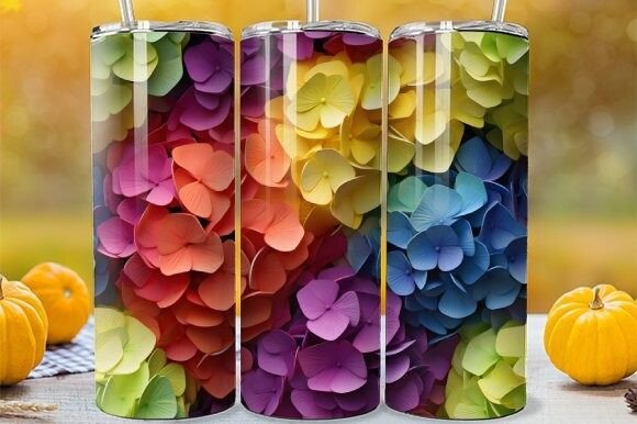 Hydrangea Tumbler Wraps: Spring Style in a Digital Download